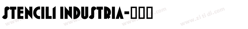 STENCIL1 industria字体转换 STENCIL1 industria字体转换
